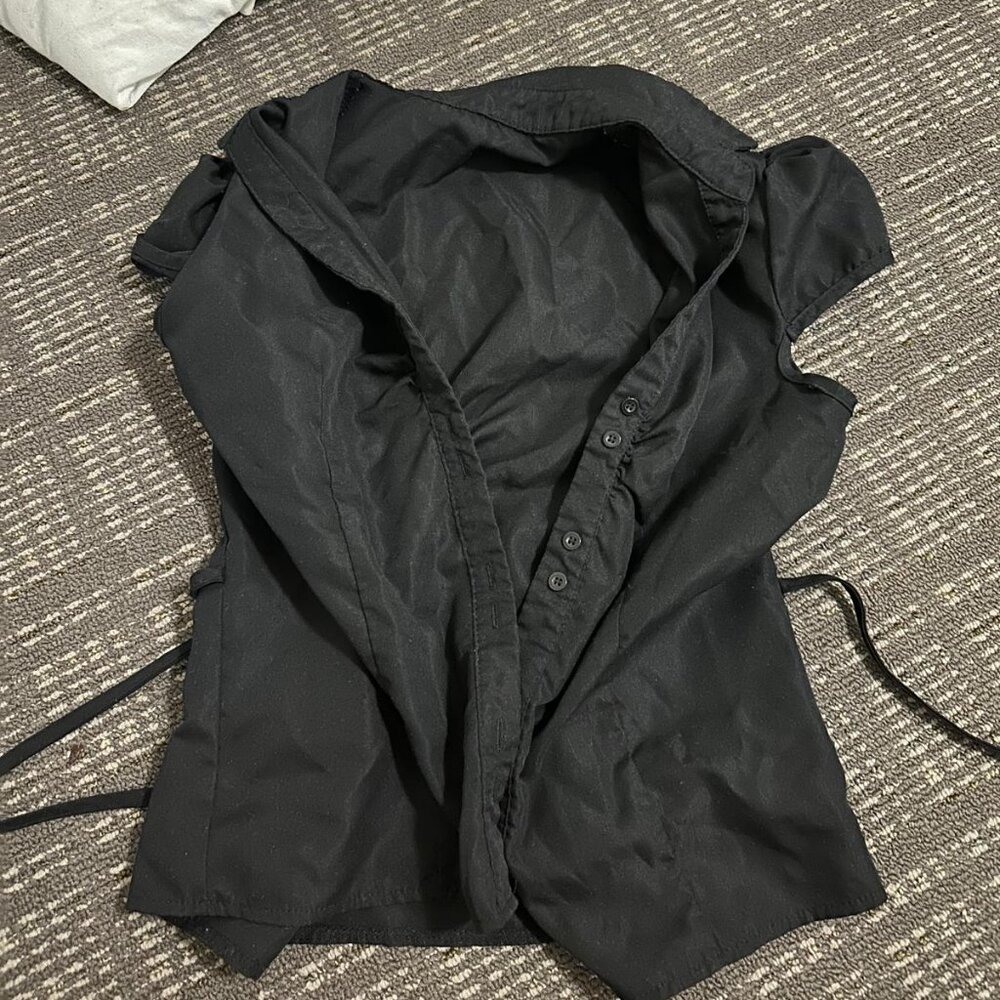 Scrunched shirt top